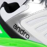 Andro Cross Step 2 Table Tennis Shoes - White/Black/Green